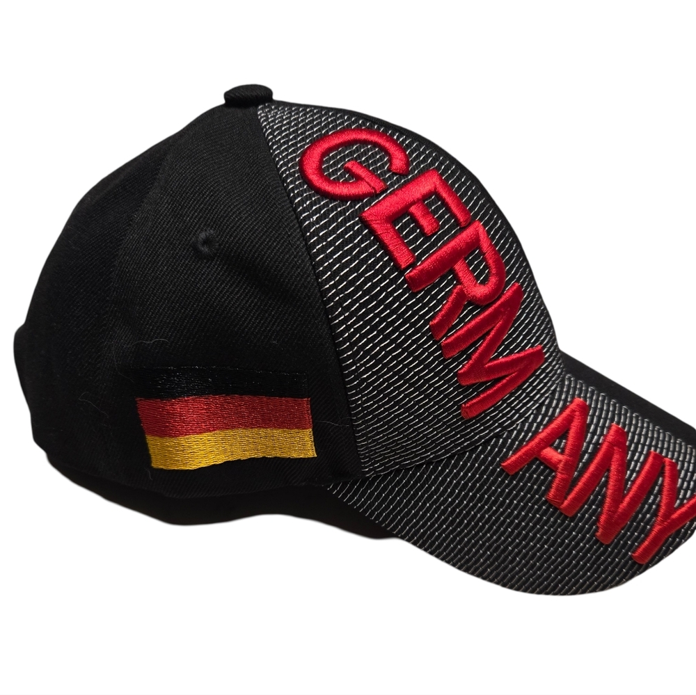 Germany Baseball Caps Hat with 3D Embroidery